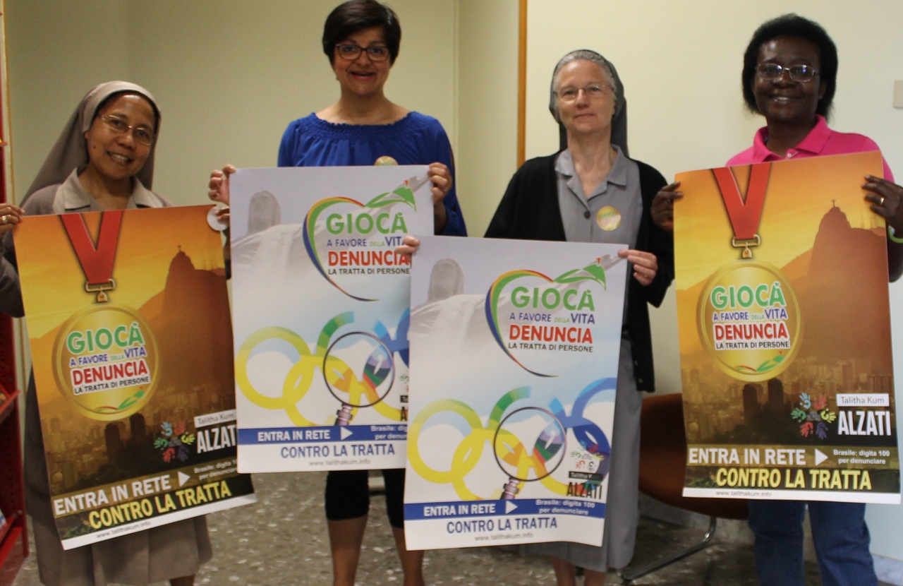 Conferenza Stampa presentazione Campagna contro la tratta di Persone Olimpiadi RIO 2016