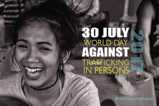 Dia Mundial contra o Tráfico de Pessoas. 30 julho de 2017