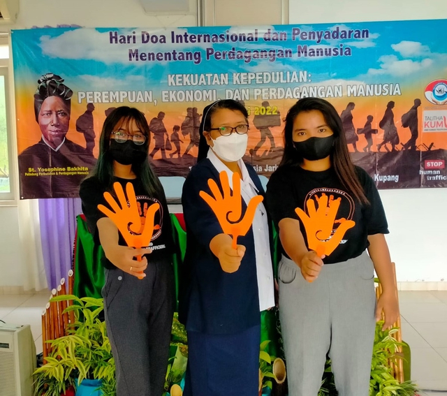 Nouvelles des jeunes ambassadeurs de Talitha Kum contre la traite des personnes - Indonésie