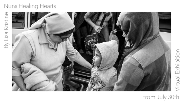 Lisa Kristine's photography exhibition "Nuns Healing Hearts" online unveiling